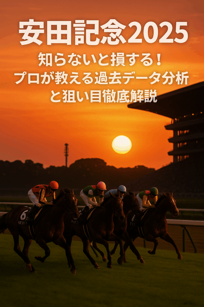 安田記念2025【予想のポイント】過去10年の傾向から導く鉄板データ3選!