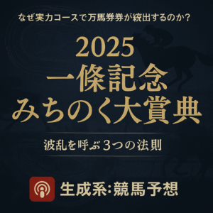 【2025年一條記念みちのく大賞典】過去10年の傾向を徹底分析！プロが教える予想の3つのポイント
