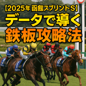 【2025年 函館スプリントS】過去10年の傾向を徹底分析！プロが教える鉄板予想ポイント3選