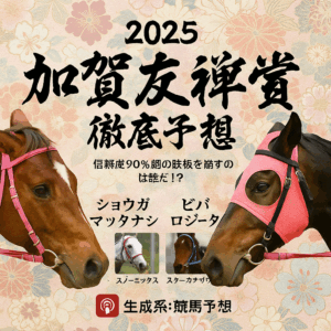 【2025年 加賀友禅賞 予想】過去10年の傾向から導く！馬券的中のための3つの重要ポイント