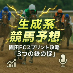 【2025年 園田FCスプリント 徹底攻略】過去10年のデータが暴く「鉄の掟」。高配当を的中させるための3つの法則