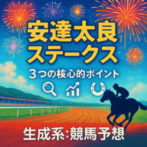 【2025年安達太良S】鉄板データで解き明かす！プロが教える「3つの予想ポイント」