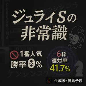 【ジュライS 2025 予想】過去データが暴く鉄板傾向!馬券的中に不可欠な3つの攻略ポイント