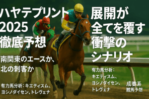 ハヤテスプリント2025【重賞予想】過去データから導く3つの攻略ポイント！