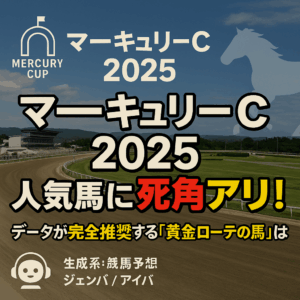 【2025年マーキュリーカップ(Jpn3)予想】過去データから導く！鉄板級3つの攻略ポイントと有力馬徹底分析