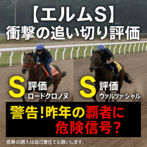 【エルムS 2025 追い切り評価】全頭診断!S評価は2頭、プロが唸る絶好の動きを見せたのは?