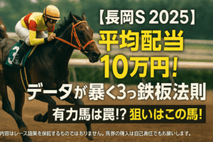 【長岡S 2025 予想】有力馬は信頼できるか？過去10年のデータが暴く3つの鉄板法則