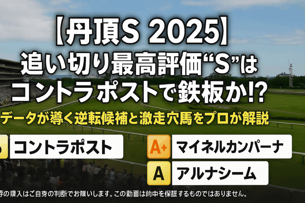 【丹頂S 2025 追い切り】S評価はコントラポスト！マイネルカンパーナ、アルナシームら有力馬の状態を専門家が徹底分析！