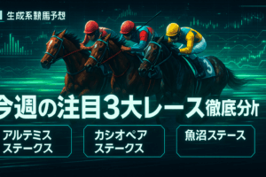 2025年 アルテミスS・カシオペアS・魚沼S 予想｜注目馬を徹底解説