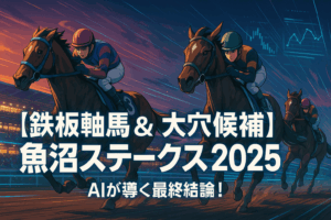 【魚沼S 2025 予想】条件好転シンハナーダが主役！コース巧者ウインオーディンも侮れない徹底分析