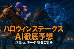 【ハロウィンS 2025 予想】鉄板か波乱か？マルチャレアルを徹底解剖！コース・調教から導く注目馬