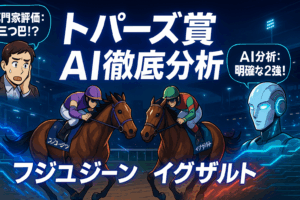 【トパーズ賞2025予想】AI本命フジユージーンの素質覚醒か！連覇狙うイグザルト、叩き2走目サトノテンペストの最終評価