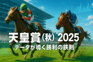 【天皇賞(秋) 2025 予想】データで徹底分析！マスカレードボールvsメイショウタバル、府中の覇権を握る5頭