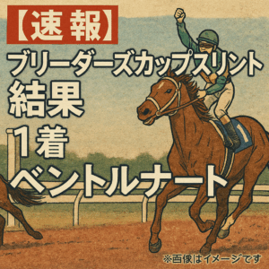 【2025年ブリーダーズカップスプリント結果】ベントルナートが雪辱V！日本のアメリカンステージは4着健闘