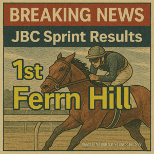 JBC Sprint 2025 Results: Fern Hill Leads Wire-to-Wire to Become Dirt Sprint Champion