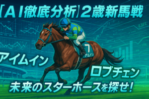 2025年11月9日新馬戦予想｜東京5R「アイムイン」の素質を徹底解剖！京都「ロブチェン」ら良血馬集う注目日を分析