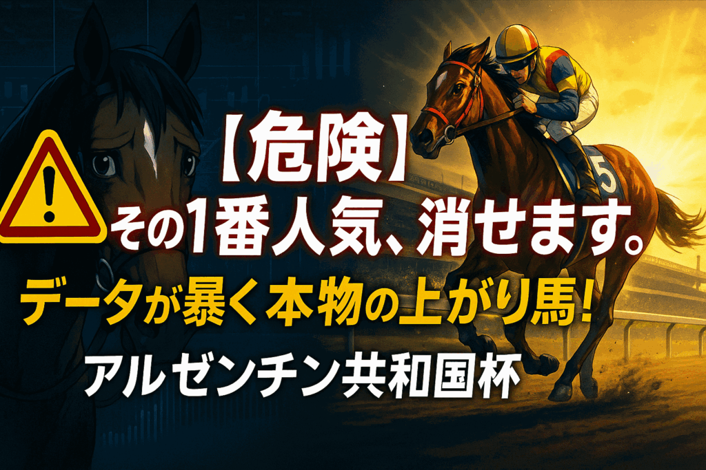 アルゼンチン共和国杯 2025 予想｜データが示す危険な人気馬と注目の上がり馬