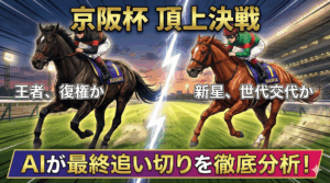 京阪杯2025 追い切り最終評価 G1王者ルガル vs 新星レイピア