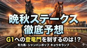 晩秋ステークス 2025 徹底予想