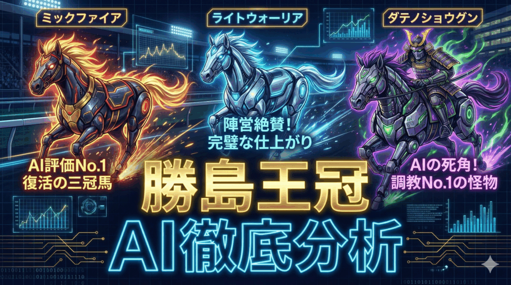 勝島王冠：キングストンボーイが描く「適性回帰」と高期待値投資の全貌