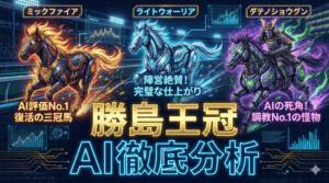 勝島王冠：キングストンボーイが描く「適性回帰」と高期待値投資の全貌