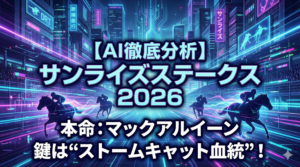 マンガ_AI_Horse_Racing_Sunrise_Stakes_full_video